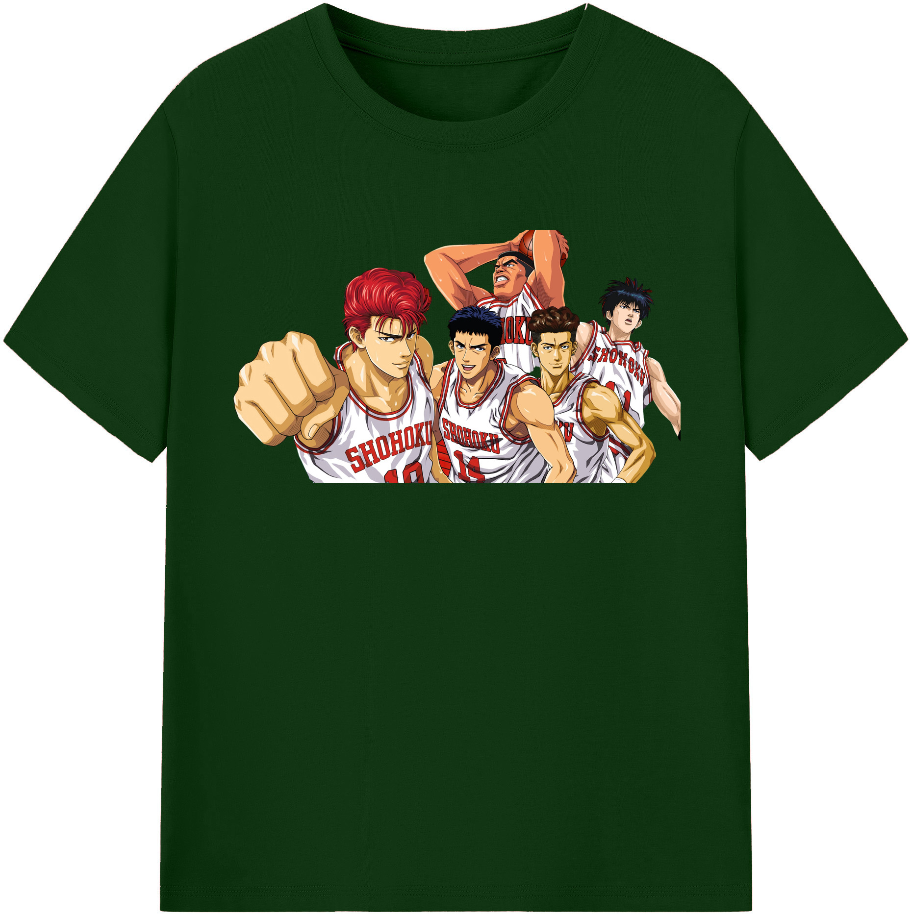 （画像用） SLAM DUNK／スラムダンク 綿100％半袖Tシャツ（フロントプリント）